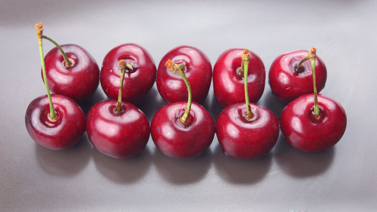食物新鲜樱桃浆果健康食物早餐水果的植物.水果甜点美味维生素食用