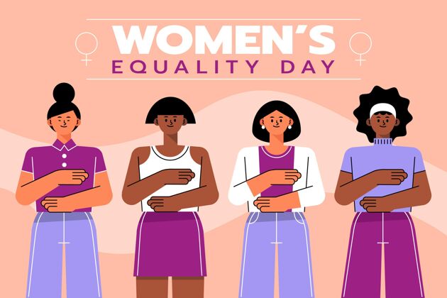 女权主义妇女平等日插画平等女性平等女性赋权