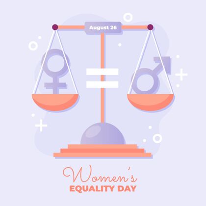公民权利妇女平等日插画平等事件社会平等