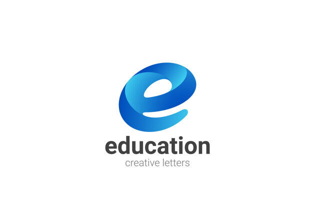 技术字母e标志设计字体公司企业