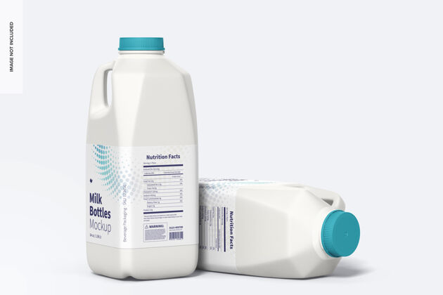 瓶子64盎司牛奶瓶模型牛奶瓶塑料瓶牛奶