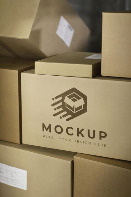 模型盒子布置模型包装箱订单运输