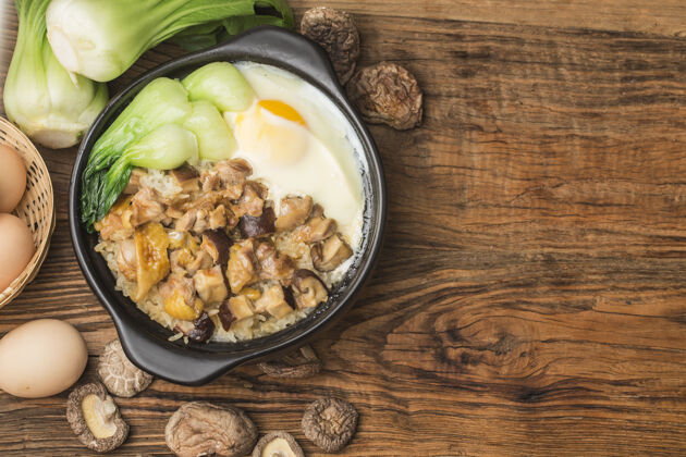 一餐广式香菇鸡饭食物健康传统