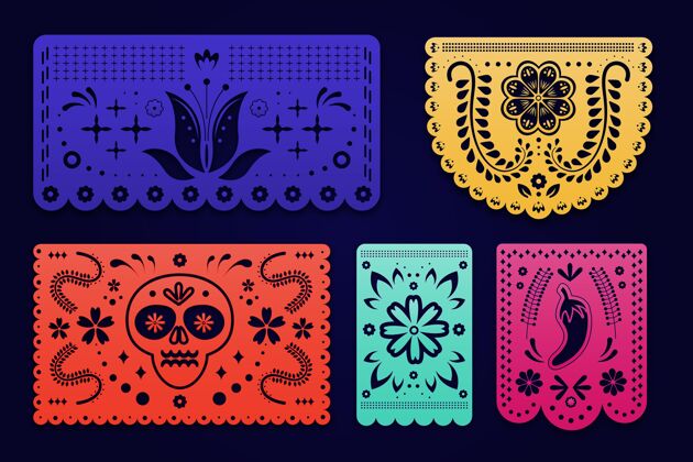 分类扁墨西哥装饰收藏cincodemayo套装墨西哥庆典