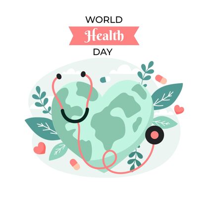 4月7日世界卫生日插图医疗保健平面设计世界卫生日