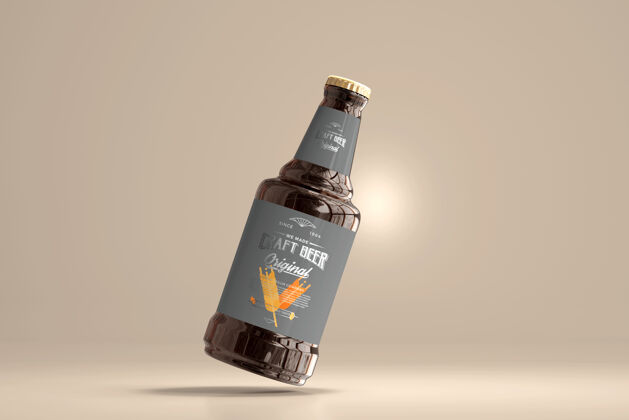 酒精啤酒瓶模型啤酒厂品牌包装