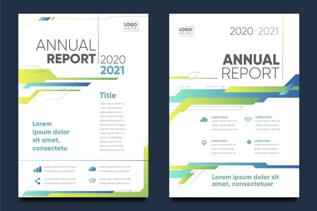 摘要2020\/2021年度報告企業報表模板傳單