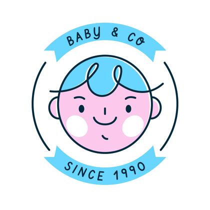 模板详细的婴儿标志模板商标模板婴儿商标婴儿