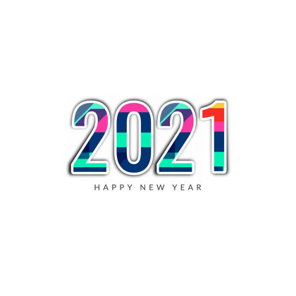 新年快乐新年快乐2021丰富多彩的文字背景问候事件快乐