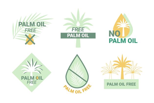 插图棕榈油招牌收藏收获自然设置