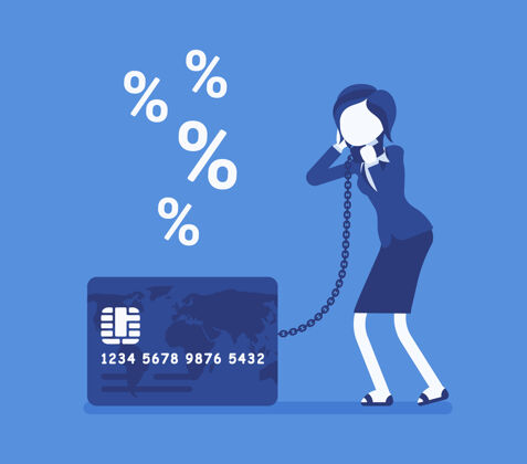 危机信用卡女持卡人百分率问题金融账单女性