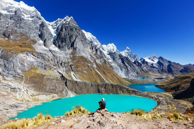 设备秘鲁科迪勒拉山脉的徒步旅行场景生存方式露营地