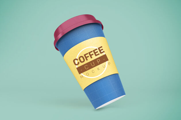浓缩咖啡咖啡杯包装咖啡杯模型