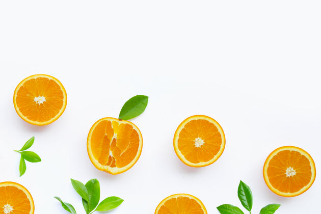 酸橙高维生素c 多汁 营养丰富甜的新鲜的白色表面的橙色水果植物多汁饮食