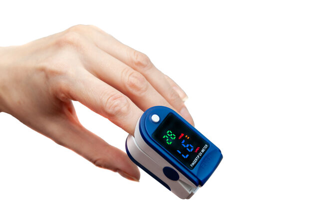 设备脉搏血氧仪用来测量脉搏率和氧气水平心脏传感器医学