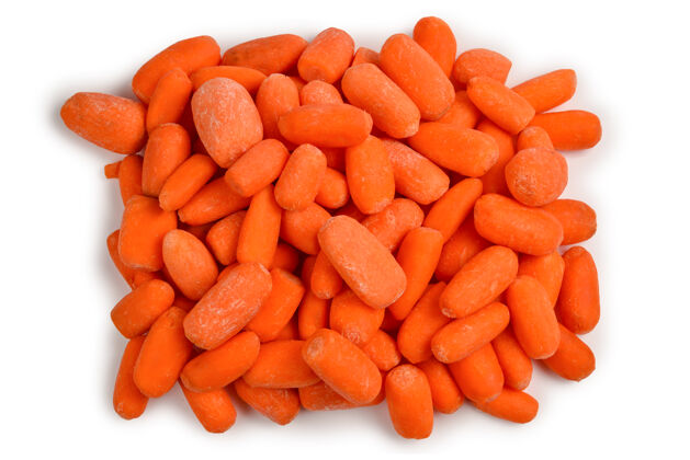 维生素新鲜的小胡萝卜生的蔬菜素食