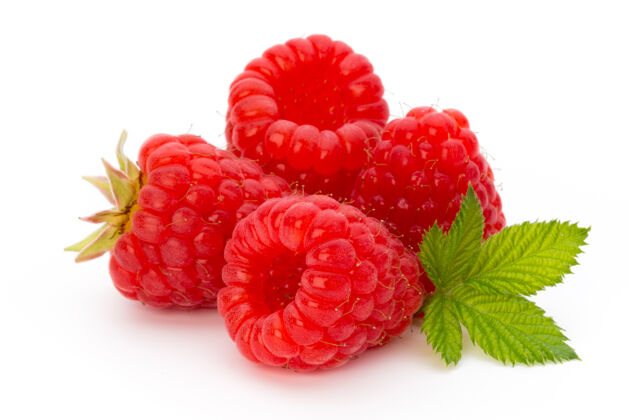 素食白树莓甜食覆盆子食物