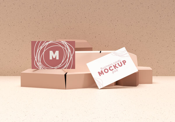 礼品卡名片模型设计渲染三维渲染包装名片实物模型