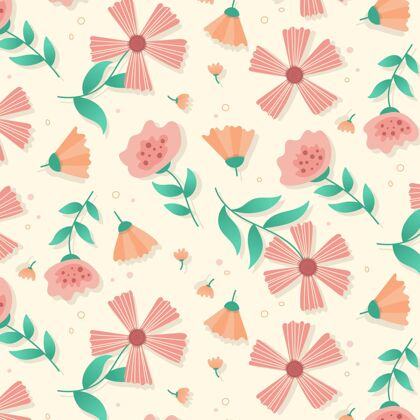 装饰平面设计的桃色花卉图案纹理花卉材料