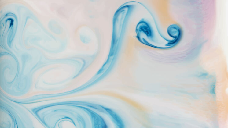 蓝色抽象背景丰富多彩的抽象背景混浊蓝色水彩背景粉彩