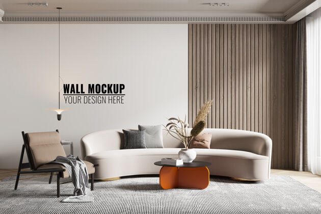 客厅室内客厅墙壁模型3d渲染椅子3d