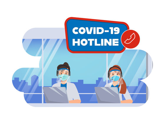 互联网呼叫中心急救人员热线 帮助和支持患者在covid19疾病Ems护士支持