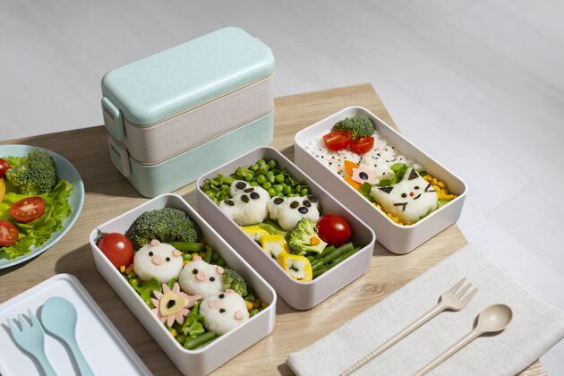 东方日本便当盒的组成烹饪容器午餐