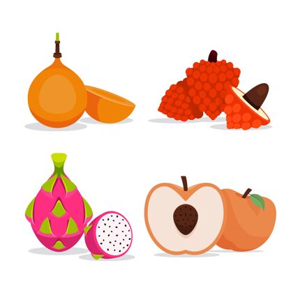 健康扁桃系列美味水果收藏分类