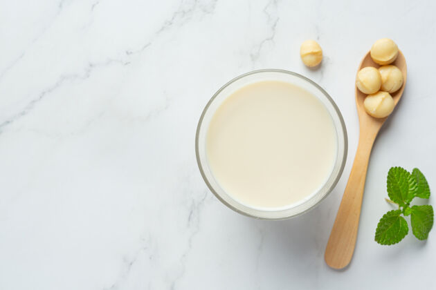 食品澳洲坚果白牛奶即可食用种子抗氧化剂纤维