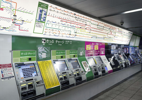 日本日本地铁列车系统乘客信息显示屏日本城市城市交通