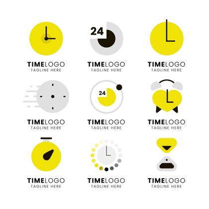 品牌平面设计时间标志包时钟标识公司标志