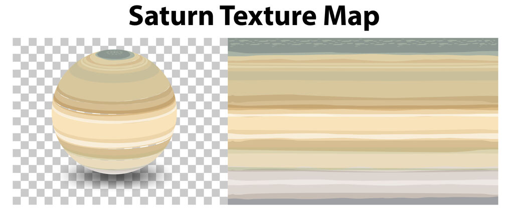 教育土星行星上透明的土星纹理图燃料发现宇宙