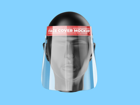 护士电晕病毒面罩模型模板医疗面罩安全