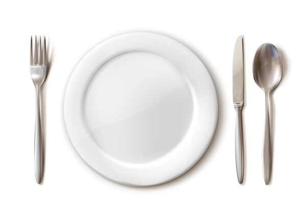 银器餐具套上白板叉勺和白板刀隔离银陶器服务