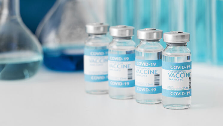 疾病冠状病毒疫苗成分在实验室医生科学诊所