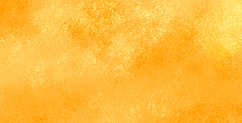 橙色抽象黄色水彩设计纸油漆纹理