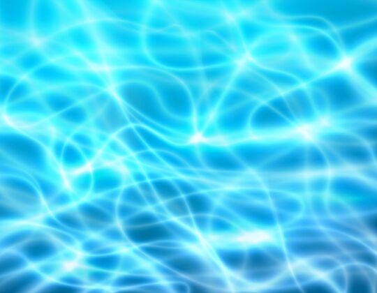 光线蓝色的深水和大海抽象的自然背景海洋明亮河流