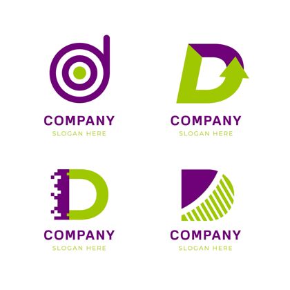 企业标志收集平面d标志模板公司企业标识