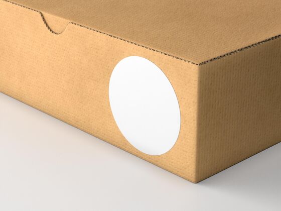 标签纸板箱与贴纸模型贴纸模型盒子