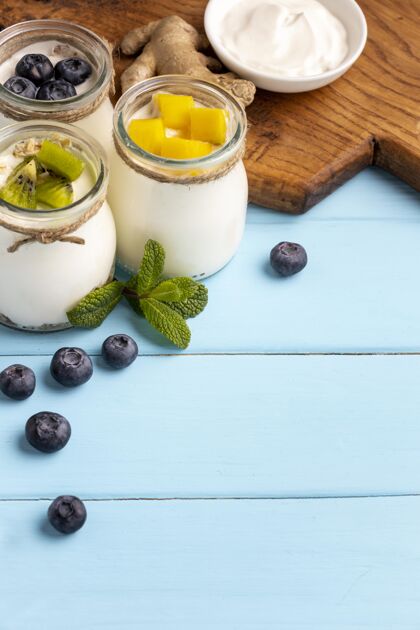 营养各种美味的酸奶早餐成分整理膳食