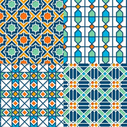 阿拉伯语阿拉伯图案系列包装装饰品收藏