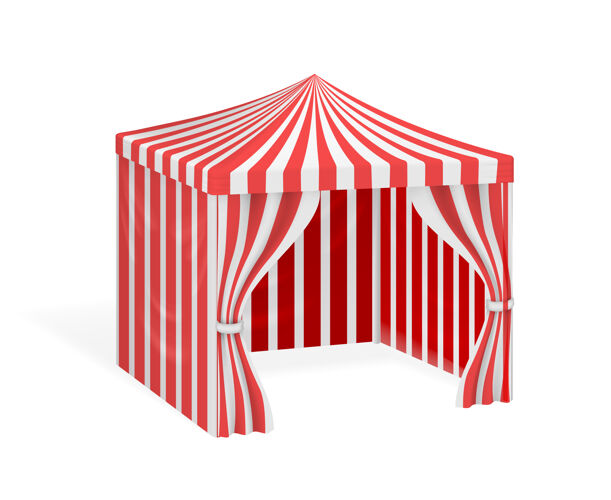 嘉年华户外派对活动的嘉年华帐篷马戏团的条纹帐篷形状画布节日