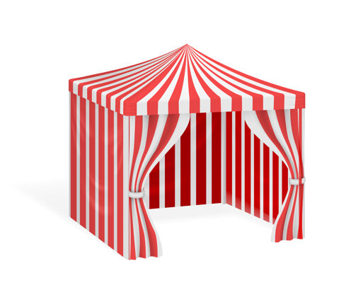 嘉年华户外派对活动的嘉年华帐篷马戏团的条纹帐篷形状画布节日