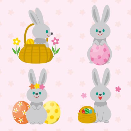 兔子复活节兔子系列收集分类宗教