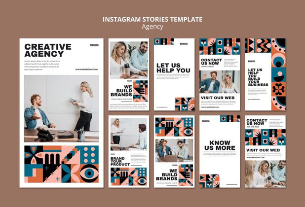 数字营销代理瑞士设计instagram故事集代理营销数字营销