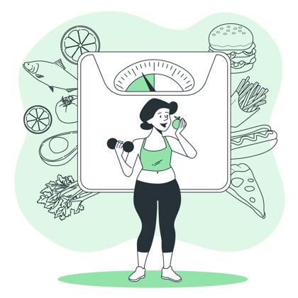 健身饮食概念说明锻炼食物健康