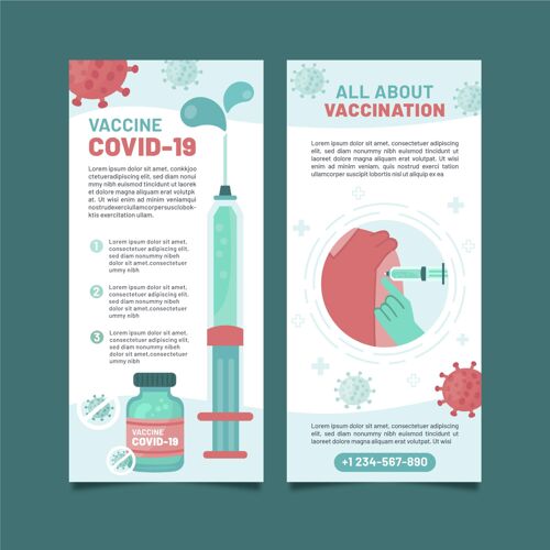 检疫冠状病毒疫苗接种信息手册模板危险模板大流行