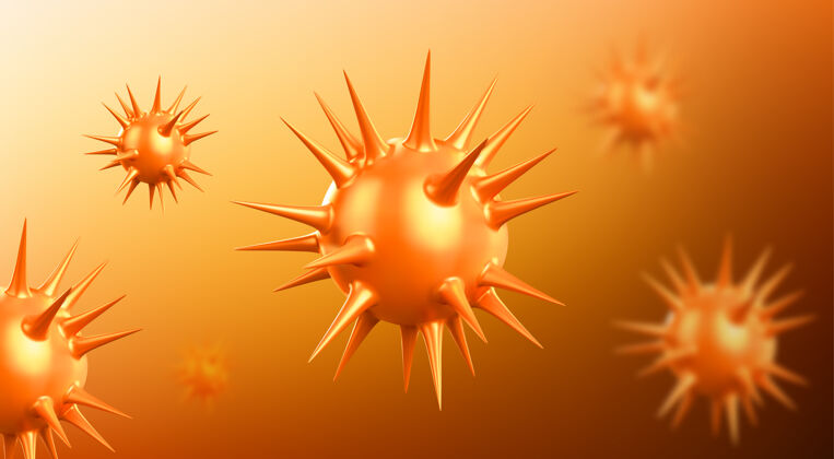 医疗保健冠状病毒的抽象背景是冠状病毒或sars病原体细胞的飞行防护研究风险