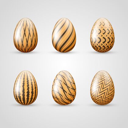 复活节复活节不同的彩蛋设置季节鸡蛋