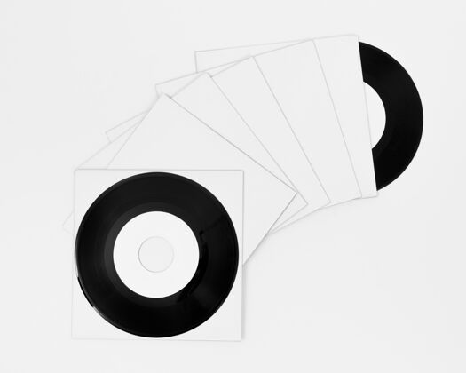 唱片各种各样的黑胶唱片模型歌曲乙烯基唱片音乐唱片